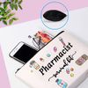 JTOUK Pharmacist Gift Pharmacy Student Gift Pharmacists Survival Kit Pharmacist Cosmetic Bags for Pharmacy Tech (Survival Pharmacist Bag EU)