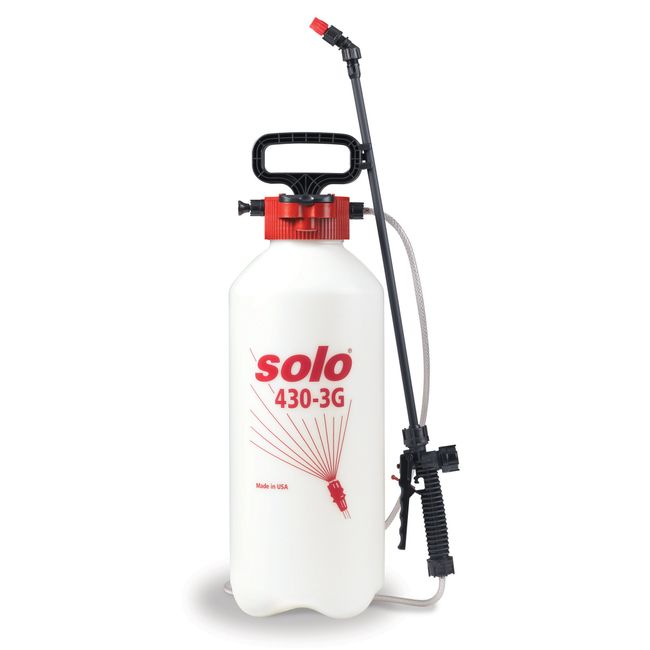 Solo 430-3G 3-Gallon Farm and Garden Handheld Sprayer, with Shut-off Valve and Unbreakable Wand