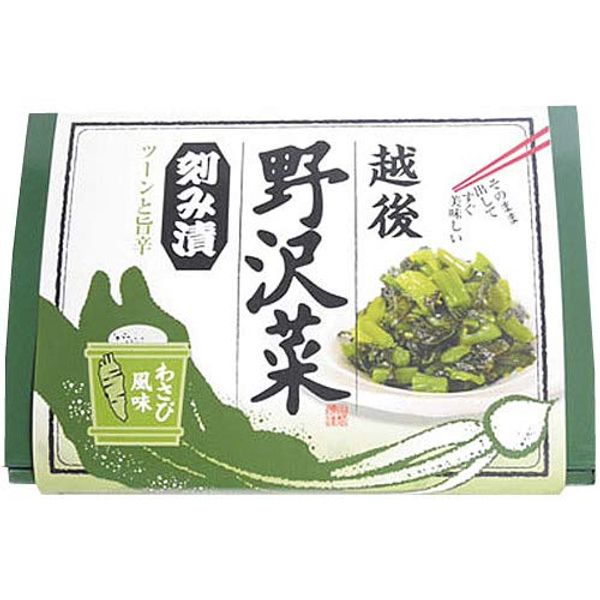 Hotaka Kanko Foods Echigo Nozawa Vegetable Pickled Wasabi, 7.8 oz (220 g)