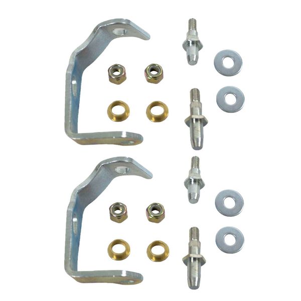 New Pair Door Hinge Pin & Bracket Kit Front Driver Side for GM Pickup Truck SUV
