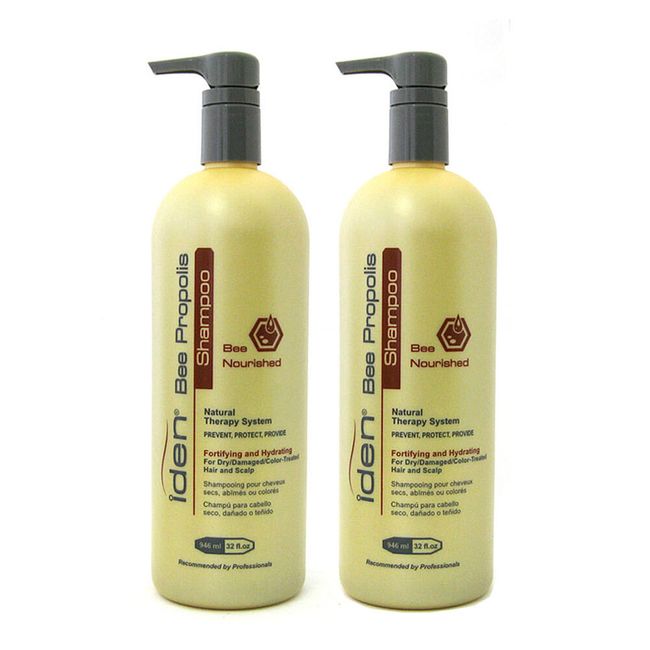 Iden Bee Nourished Shampoo 32oz 2Pack