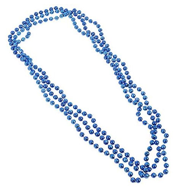 Rhode Island Novelty Blue Bead Necklace 1 Dozen