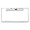 Kia 2017-2018 STINGER LICENSE PLATE FRAME (UPPER LOGO) Chrome