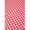 Unique Red Gingham Pattern Rectangular Plastic Table Cover (137cm x 274cm) 1 Piece - Ideal for Parties and Events