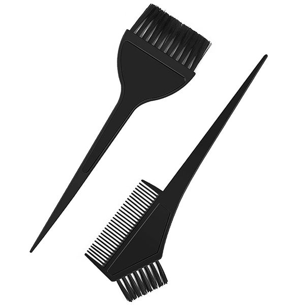 GAOHUI Hair Dye Brush Hair Dye, Hair Dyeing Tool Set,Brush Double-sided Coloring Comb Set for DIY Hair Coloring Salon(2PCS)