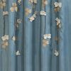 Lush Decor Flower Drops Window Curtain Single Panel, 95" L x 42" W, Blue