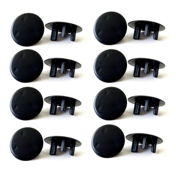 Yesmin 12 Pcs Plug Socket Cover,UK Safety Socket Cover,Power Socket Protector Socket Cap,for Children's Home and School Safety-Black