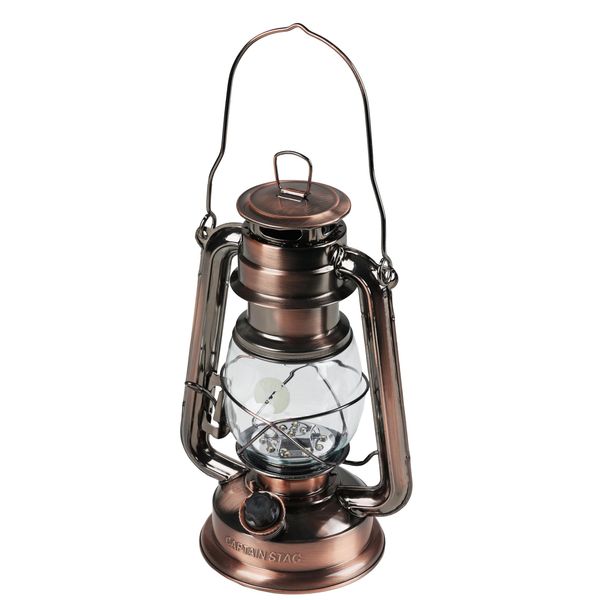 Captain Stag UY-7064 Antique Warm LED Lantern, Small, Bronze