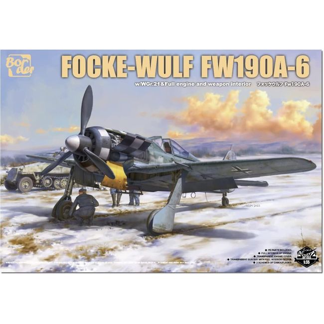 Border Model BF003 1/35 Luftwaffe Focke-Wulf FW190A-6 w/WGr.21 Plastic Model