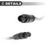 Motoforti Universal Backup Camera Cable, 1m, PVC, Black, 1 Pcs