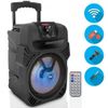 Pyle Bluetooth Portable PA Speaker, Built-in Rechargeable Battery, 400W PPHP844B