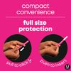 U by Kotex Tampons, Click Compact, Super Absorbency, Unscented, 45 Count
