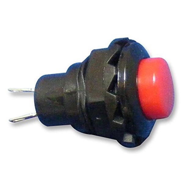 Switch, RED Push Button, SPST, Pushbutton Switches, Push Buttons, Qty X 1 | R13-502A-05-R