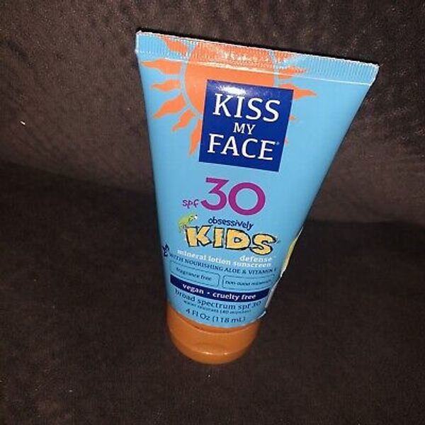 Kiss My Face - Kids Natural Mineral Sunblock Lotion Frangrance-Free 30 SPF 4 RMP