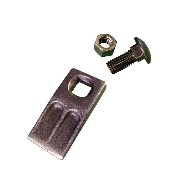 1 - Square Hole Replacement Auger Tooth w/Hardware - SQ58-58PB, AT-5