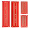 EPLOZN 2PCS 6.8"x2.05" & 2PCS 3.5"x2.05" Breadboard Kit Solderable Breadboards for Electronics Projects Compatible for DIY Soldering Circuits Projects Prototype Board,Red