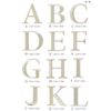 Embroidered Initial Patch Iron On Height 5cm N