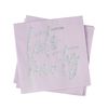 Pink Iridescent Foiled Lets Party Birthday Napkins - 16 Pack