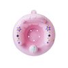 Smart Start Sit Back Bath Chair Bath Sofa Pump Up with Headrest, Pink 1 pc (x1)