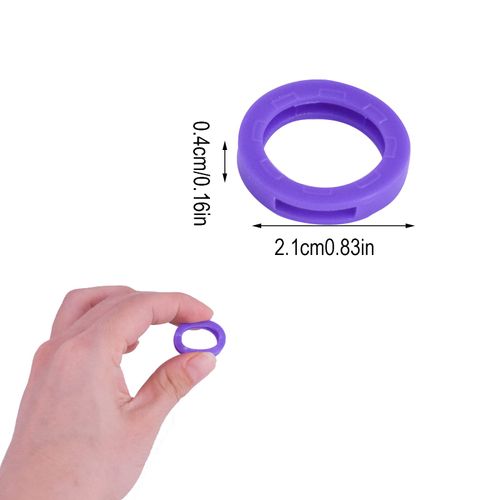 40 Pcs Key Covers Caps, Key Caps Covers Tags Set Flexible Key Covers Rings Coloured Key Identifiers Caps Small Key Colour Caps Key Cap Label for Easy Identifying House Door Keys, 8 Assorted Colors