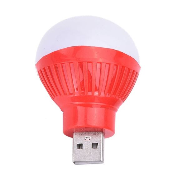 80LM USB LED NoteBook Book Reading Light Night Light Bulb in Random Color