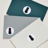 24 x 40mm Round 'Black Cavapoo' Stickers (SK00047978)
