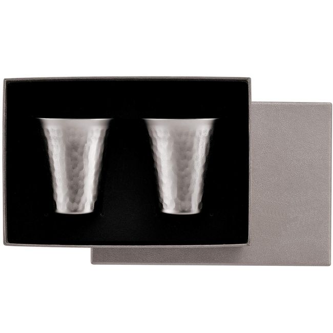 Asahi TW-12 Cold Sake Cup, Titanium, 2.3 fl oz (65 ml), Set of 2