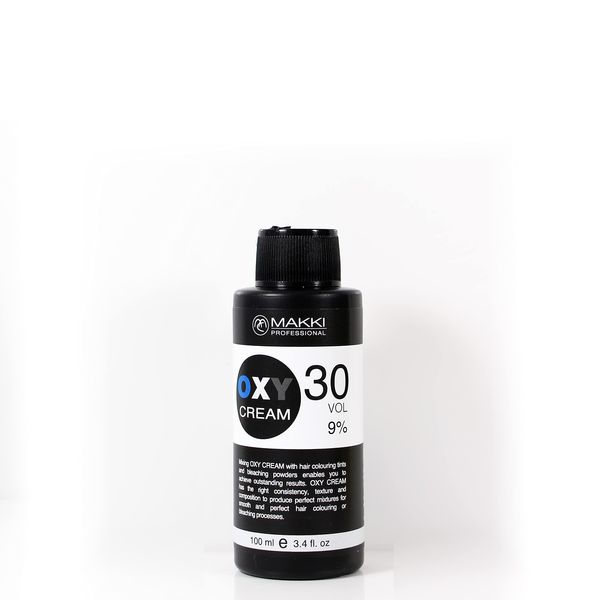 Makki Professional Oxy Cream Peroxide Developer 30 VOL(9 per cent) 100ml
