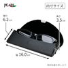 Pearl Eyeglass Case Semi-Hard Type Blue SA-20M BL
