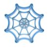 Sweet Prints Inc Spider Web Cookie Cutter - Dishwasher Safe (4")