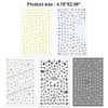 HOWAF 700+pcs Christmas 3D Nail Stickers, Self-adhesive Snowflake Nail Decals Christmas Nail Art Designs Snowflake Nail Sticker for Xmas New Year Nail Art Decorations