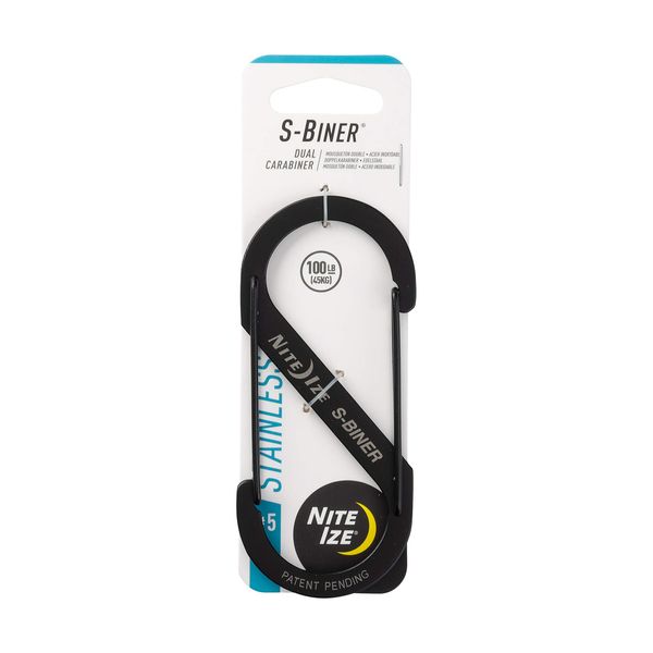 Nite Ize S-Biner Size 5 Durable Carabiner - Black