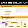 9 Inch Under Cabinet Light Fixture Adjustable Color Temperature Brightness Op...