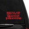 Quentin Tarantino - Pulp Fiction - Vinyl Vehicle Sticker