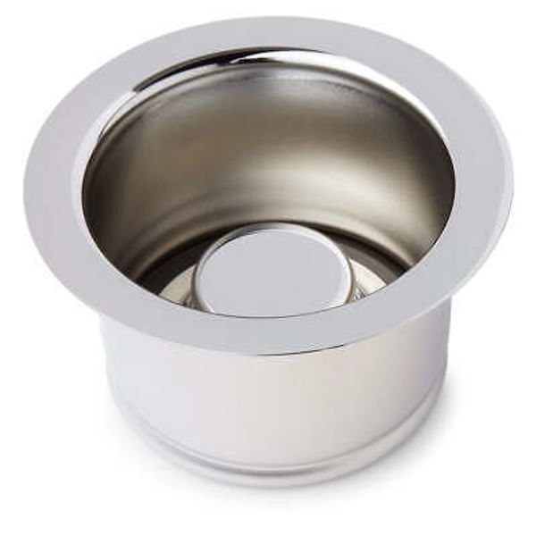 Signature Hardware 205582 3-1/2" Brass Kitchen Garbage Disposal Flange and Stopp