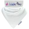 Dribble Ons Bib - White (0-24 Months)