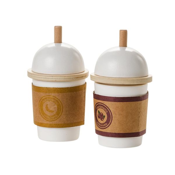 mamamemo Mom's Memo Pretend Play Takeaway Milkshake, 2 pcs