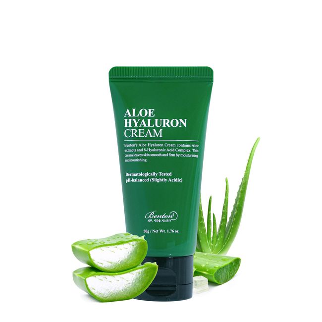 Benton Aloe Hyaluron Cream - Aloe & Hyalüronik Asitli Nemlendirici Krem 1 Paket (1 x 50 g)