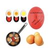 RSKGOODS Egg Timer, Colour Changing Indicator for Soft, Medium & Hard Boiled Eggs, Heat Sensitive, Safe & Durable Kitchen Aid, Gift & Home Use