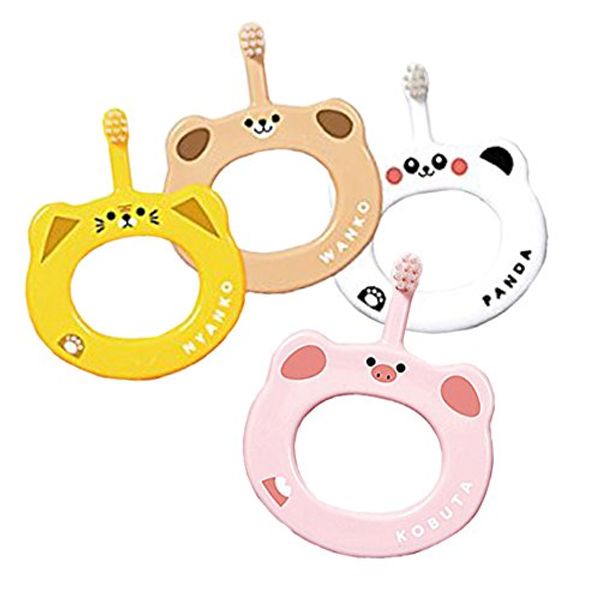 Ci Baby Animal Pattern Ring Toothbrush (Pig)