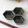 cerapockke Setoyaki Hexagonal Triplant, Cream