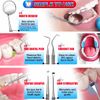 Dental Tools, Teeth Cleaning Tools, Plaque Remover for Teeth, Professional Dental Hygiene Kit, Stainless Steel Tooth Scraper Plaque Tartar Cleaner, Dental Pick Scaler Oral Care Tools Set - with Case