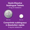 Webber Naturals Melatonin 3 mg, 90 Quick Dissolve Tablets, For Sleep Support