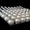069 Rhinestone Sticker (Deco Sticker), Pearl Type, 0.2 - 0.3 inches (4 - 8 mm), White