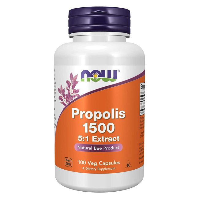 NOW FOODS Propolis 1500 - 100 Veg Capsules