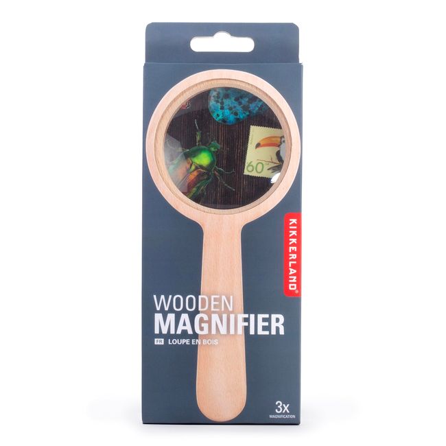 Kikkerland Wooden Magnifier (MG58)