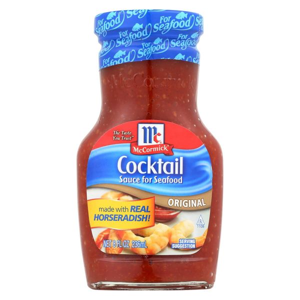 Mccormick Original Cocktail Sauce for Seafood, 8 Ounce - 12 per case.