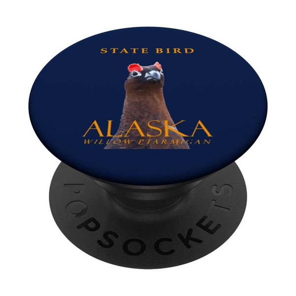 Alaska Territory Bird The Willow Grouse PopSockets Adhesive PopGrip