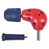 Amtech F3045 Right Angle Drill Attachment Keyless Chuck, 3/8-Inch, 8-Piece
