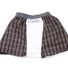 Trunks with Pads for Minor Leakage, For Men and Men, 50cc Absorption, No Stains, Invisible, For Residual Urine Feeling, Brown, Size M